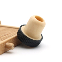 Tapón de Corcho Sintético de Alta Calidad de 19.5mm con Tapa de Plástico para Botellas de Aceite de Oliva y Vino