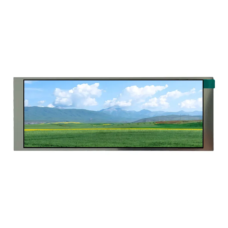 High brightness 6.86 Inch 480x1280 tft screen embedded aluminum industrial monitor 18 30 pin lcd display
