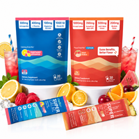 Mélange de poudre de boisson apaisante soluble dans l'eau en sachet individuel et en stick pour les voyages, l'hôtel, la maison et le bureau OEM/ODM