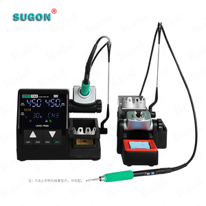 Estación <span class=keywords><strong>de</strong></span> <span class=keywords><strong>Soldadura</strong></span> <span class=keywords><strong>SUGON</strong></span> T60 Compatible con Puntas Originales 115/210/245, con Doble Mango y Pantalla Digital, Estación <span class=keywords><strong>de</strong></span> Retrabajo <span class=keywords><strong>de</strong></span> <span class=keywords><strong>Soldadura</strong></span> - Product Image 2