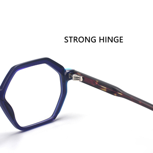 Thiết kế tùy chỉnh sang trọng Acetate khung quang học chất lượng cao không thường xuyên theo toa kính mắt cho phụ nữ người đàn ông kim cương mới nhất - Product Image 5