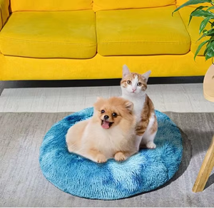 다채로운 PP 면과 봉제 고양이 침대 편안한 따뜻한 애완 동물 둥지 개와 고양이를위한 귀여운 침대 - Product Image 5