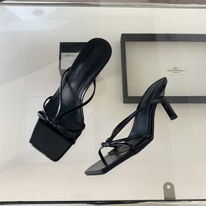 Sandalias de Tacón Alto Color Morado Estilo Francés para Mujer, Novedad de Verano 2026, Punta Cuadrada, Modernas y Versátiles - Product Image 4