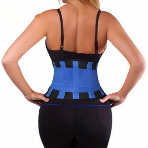 Ceinture lombaire réglable en néoprène à double traction pour soulagement de la douleur, soutien dorsal unisexe grande taille - Product Image 6