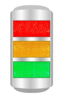 Menara Lampu Sinyal ONN Buatan Pabrik, Terpasang di Dinding, 3 Lapis, 3 Warna Lampu Peringatan RYG dengan Buzzer DC/AC