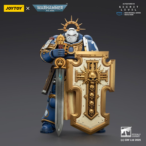 En stock: JOYTOY Dark Source Warhammer 4K Metauros Ultramarines Sword Guard Trio, Titus Victory Laurel - Product Image 1