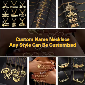 Vente en gros de chaînes en acier inoxydable design personnalisé pour femmes hommes colliers tendance bijoux de corps pour les occasions d'anniversaire ne se fanent jamais - Product Image 6