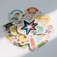 Feuille de coupe de graffiti en vinyle avec impression personnalisée Autocollants auto-adhésifs personnalisés pour enfants avec dessin animé mignon