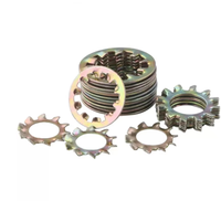 Stainless Steel/Carbon Steel Heavy Duty Lock Washers DIN 6797 Fasteners Black/Zinc/Plain Finish OEM Service Customized Sizes