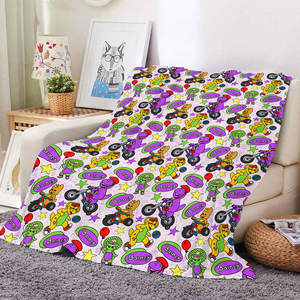 Mantas de Felpa con Patrón de Dinosaurio Barneyed, Lindas y Personalizables, para el Hogar, Viajes y Automóvil, para Niños y Estudiantes, Venta al Por Mayor - Product Image 4