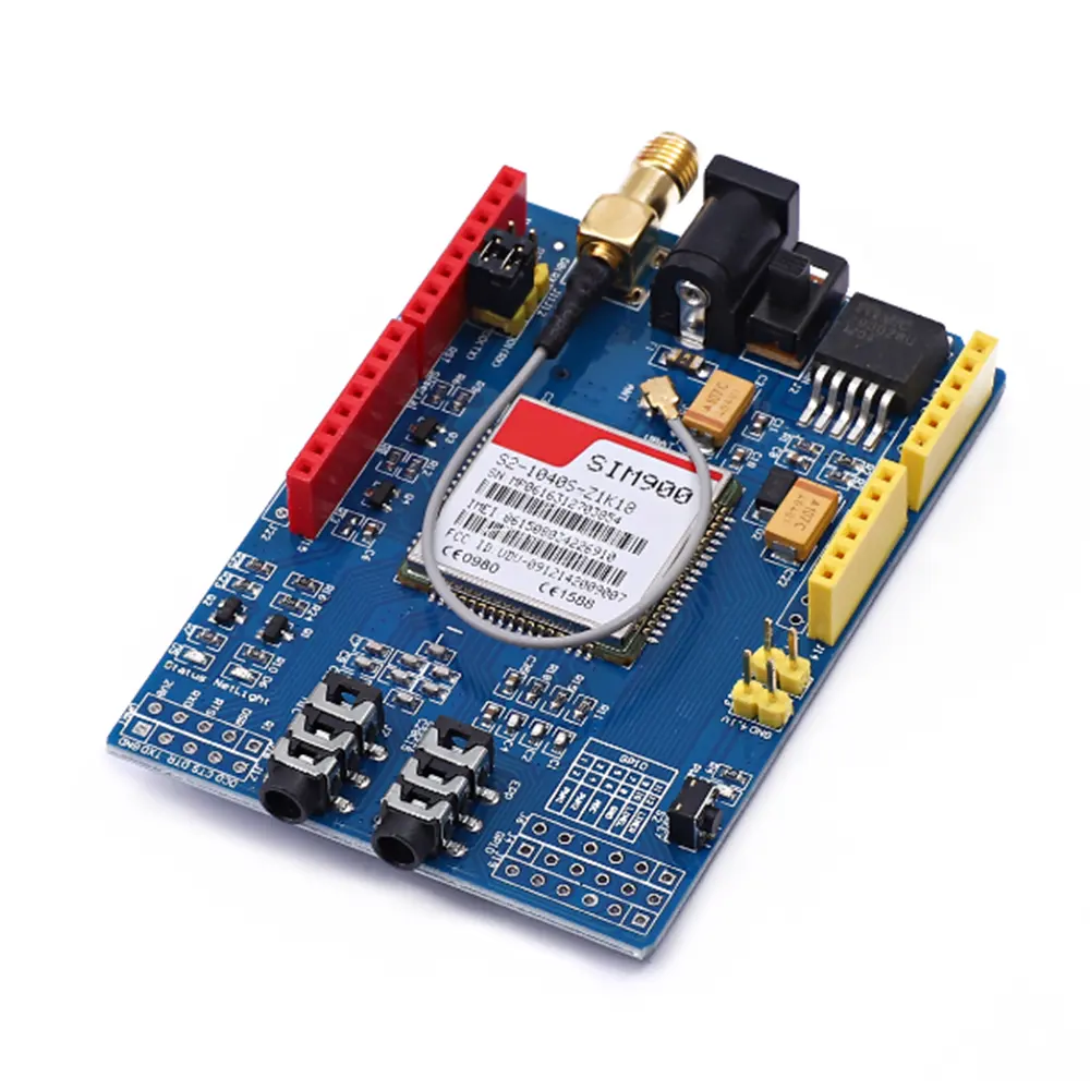 Módulo SIM900 GSM Quad-Band 850/900/1800/1900MHz 4 frecuencias GSM GPRS SMS PCB módulo Placa de desarrollo módulo SIM900