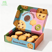 Boîtes personnalisées gaufrées avec logo, en matériaux recyclés, emballages écologiques en papier, boîtes postales ondulées pour biscuits, sushis et nouilles