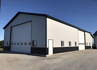 Kits de Naves Prefabricadas Personalizadas con Estructura de Acero para Almacenes, Cobertizos Agrícolas, Talleres, Almacenamiento y Edificios Metálicos de Alta Resistencia