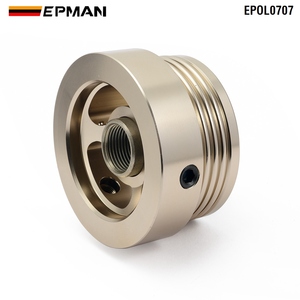 Adaptador de placa de sándwich de aceite de aluminio EPMAN T6061 rosca 1/8NPT para <span class=keywords><strong>Toyota</strong></span> <span class=keywords><strong>GT86</strong></span>/FR-para Subaru BRZ 2011-2018 filtro de aceite EPOL0707 - Product Image 5
