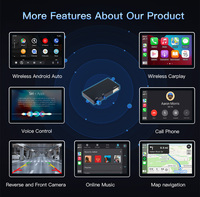 CarPlay sans fil Android Auto pour Mercedes-Benz W246 W205 W216 X166 W156 W253 W292 W117 W176 W222 2014-2018 NTG5.0