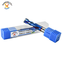 Warrior's 3/8 Nano Blue Coating 2 Flûtes Compression Bits Up/Down CNC Fraisage Bois Support OEM Personnalisé