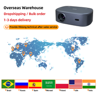 Projecteur 4K Android 12 HQ9W Ultra, projecteurs en dropshipping, projecteur vidéo LCD 4K 1080p pour cinéma maison, projecteur 1080P 4K