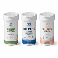 Conteneur cylindrique en PP JND Packaging avec bouchon à clapet et impression par transfert thermique pour médicaments et flacons de vitamine C