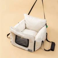 Sac de transport pour animaux de compagnie de qualité supérieure, lit de voyage portable, coussin de siège avant confortable, transporteur extérieur pour chats et petits chiens