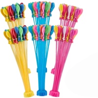 Ballons d'eau en latex de 3 pouces en gros, 111 pièces/sac, auto-scellants, remplissage rapide et bombes à eau magiques pour l'été en extérieur