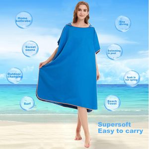 MOQ basso Logo personalizzato in microfibra traspirante nuoto <span class=keywords><strong>mare</strong></span> immersioni asciugamano con cappuccio fasciatura esterno Poncho <span class=keywords><strong>da</strong></span> Surf - Product Image 5