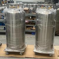 Cylindre Dewar de stockage cryogénique d'hélium liquide en acier inoxydable de 110 L, haute performance, personnalisé, de qualité supérieure