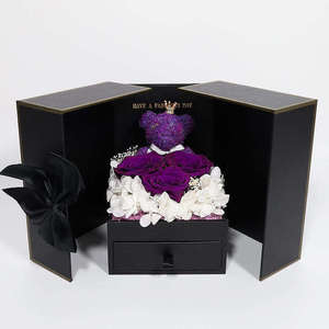 Caja Cuadrada de Rosas Eternas Preservadas para el Día de San Valentín, Día de la Madre y Graduación 2026, Regalo para Ti, Caja de Rosas - Product Image 5