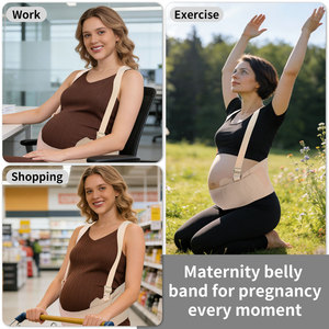 <span class=keywords><strong>Ceinture</strong></span> <span class=keywords><strong>de</strong></span> soutien abdominale Youjie personnalisable, respirante, élastique, durable, légère et ergonomique pour femmes enceintes - Product Image 5