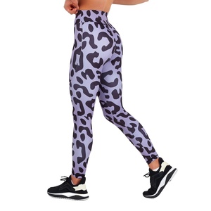 Leggings de yoga pour femmes, taille haute, logo personnalisé, haute qualité, effet push-up, mode gym, leggings pour femmes - Product Image 2