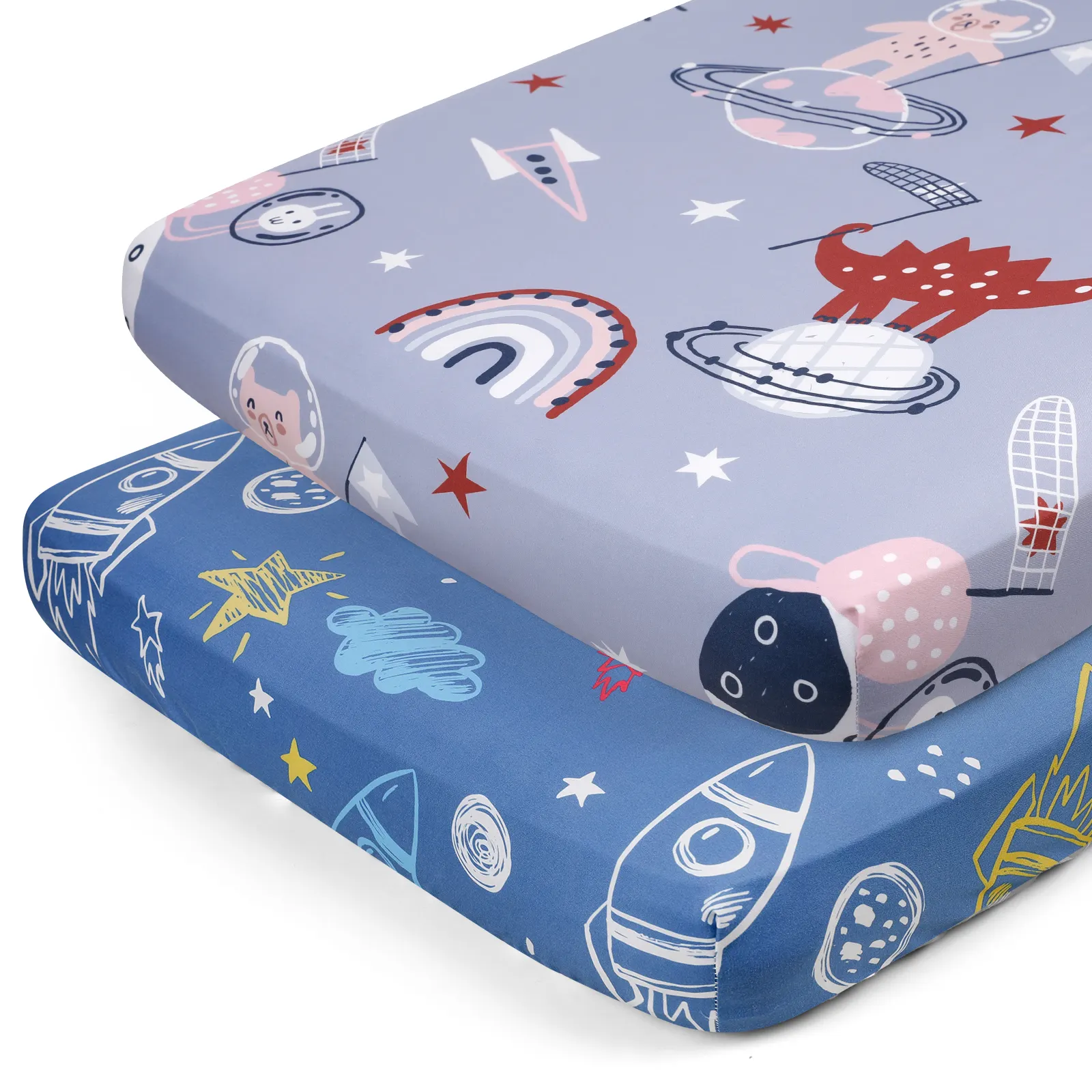 Stretchy mini crib sheets convertible payard mattress cover ultra soft material playard bedding