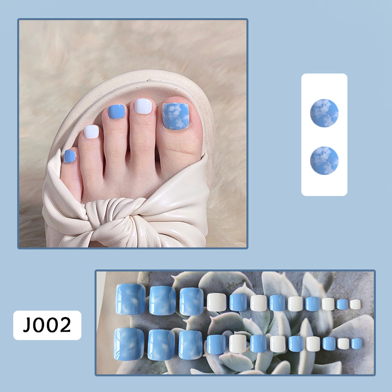 J002 bleu ciel maculé (type de colle)