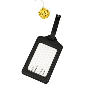 Etiqueta de Equipaje de Cuero PU Personalizada, Etiqueta de Nombre para Bolsa de Viaje de Color Sólido a la Moda, 7x11 Pulgadas - Product Image 4