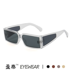 Eyewear <b>Square</b> <b>Sunglasses</b> UV400 PC Frame Women Fashionable Street Style - Product Image 3