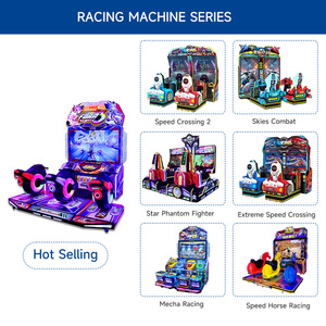 3 Seater Dynamic Motorcycle Racing Arcade Machine, Luxury Transformable Coin-Operated for Indoor Game Centers - Product Image 2