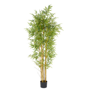 Grand arbre artificiel en <span class=keywords><strong>bambou</strong></span>, résistant aux UV, écologique, durable, imitation <span class=keywords><strong>bambou</strong></span>, plante en plastique pour intérieur, Noël - Product Image 3