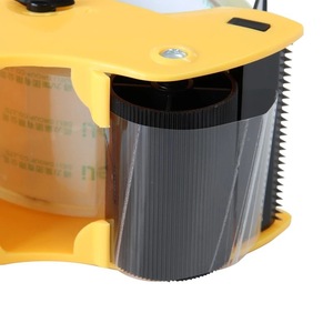 Dispensador de cinta portátil Deli 803, cortador de cinta de 6 cm de ancho, herramienta de embalaje, cuerpo de plástico, hoja de acero para sellado de cartones - Product Image 2