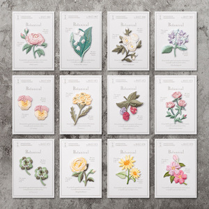 Toppe in Tessuto Ricamate Personalizzabili di Varie Dimensioni con <span class=keywords><strong>Disegni</strong></span> Floreali per Abbigliamento Bambini, Borse e Ricami Floreali <span class=keywords><strong>Fatti</strong></span> <span class=keywords><strong>a</strong></span> <span class=keywords><strong>Mano</strong></span> - Product Image 1