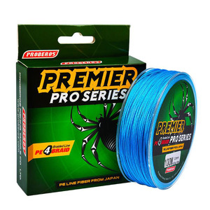 Nueva Línea de Pesca Proberos de 4 Hilos, 100m, 6LB-100LB, Líneas Trenzadas de PE, Amarillo, Verde, Rojo, Gris, Azul, Aparejos de Pesca, Señuelos - Product Image 3