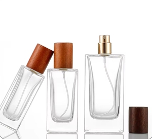 Flacone Spray Quadrato da 30ml 50ml 100ml, Bottiglia di Vetro Vuota Ricaricabile per Profumo - Product Image 5