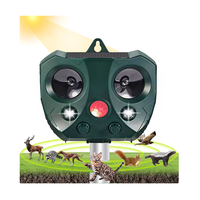 SAIJZEK Meilleures ventes en gros, Répulsif solaire ultrasonique électrique solide pour animaux d'extérieur, conforme RoHS, avec batteries rechargeables USB pour chats