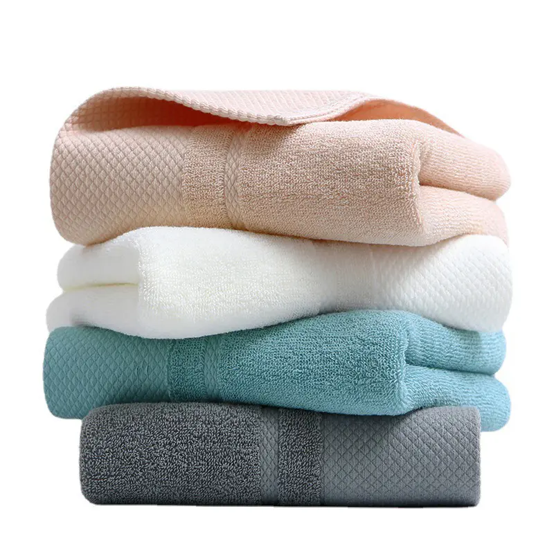 थोक उच्च गुणवत्ता लक्जरी आराम 100% कपास स्नान तौलिया बाथरूम उत्पादों सामान