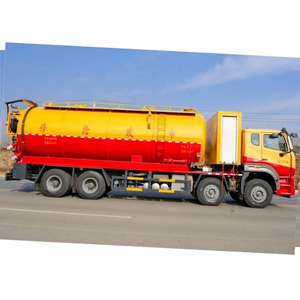 8*4 Vacuum Suction Septic Tank Truck 20000liters Tipper Sewage Drainage Truck Used for Municipal Cleaning - Product Image 3