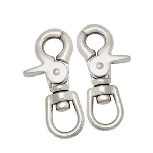 High Quality Stainless Steel Lobster Claw Swivel Trigger Snap Hook