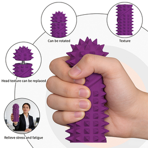 <span class=keywords><strong>Jouet</strong></span> sensoriel texturé en silicone, mini <span class=keywords><strong>jouet</strong></span> anti-stress rotatif pour massage des doigts, pour adultes, soulagement de l'anxiété, cadeau original pour enfants - Product Image 3