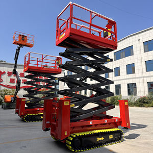 Harga Pabrik Hidrolik Elektrik Tipe Crawler Self Propelled <span class=keywords><strong>Scissor</strong></span> <span class=keywords><strong>Lift</strong></span> 4-18m Platform Kerja Udara Medan Kasar - Product Image 2