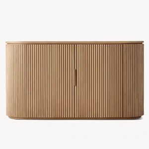 American Retro Solid Wood Side Side Cabinet Entrance Hall Porch Cabinet French Simple <strong>Decorative</strong> Cabinet TV <strong>Locker</strong> - Product Image 2
