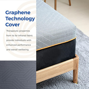 Colchón moderno de espuma viscoelástica de Gel, capa de espuma flexible de látex, soporte de tela transpirable, colchón de cama de tamaño estándar para dormitorio de Hospital - Product Image 6