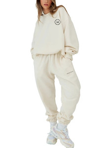 Nuova moda <span class=keywords><strong>tuta</strong></span> di cotone Hody Sudaderas Algodon Para Mujer felpe con cappuccio Unisex girocollo felpe - Product Image 3