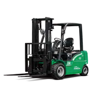 Montacargas Eléctrico Compacto de Iones de Litio Hangcha de 2-3 Toneladas (1500 kg) CPD15-XCY2-SI 4WD con Desplazador Lateral Hidráulico y Certificación CE