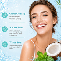 KORMESIC Bandes blanchissantes pour les dents à la noix de coco, soin doux, papain, acide citrique, menthol, flexibles, vente en gros, logo personnalisé, marque privée